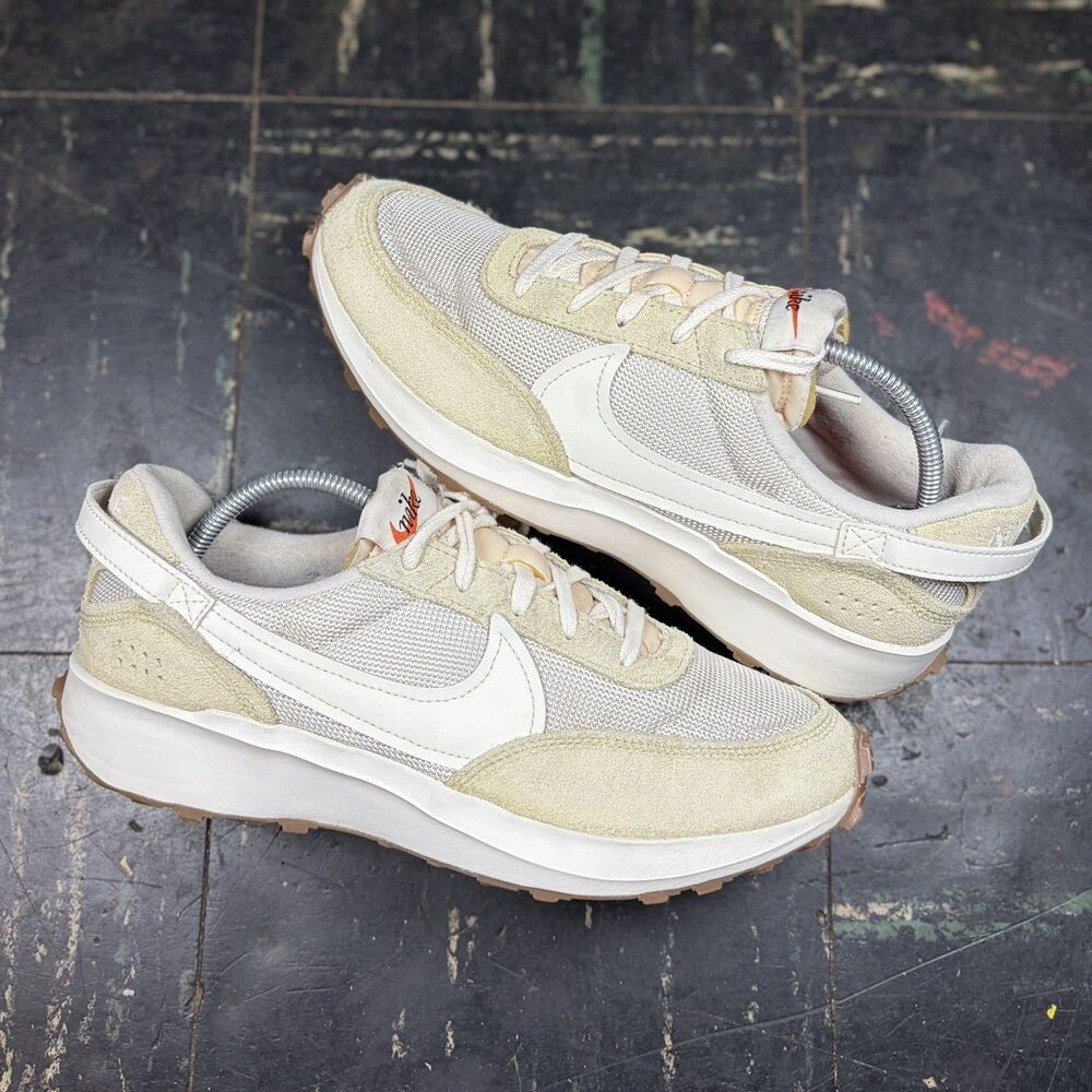 Nike Waffle Debut Vintage Sz 8.5 DX2931-001 Women’s Shoes White Light Bone